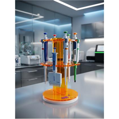 Döndürülebilir Pipet Standı (Universal Pipette Carousel Stand)